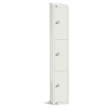Elite Three Door Padlock Locker with Sloping Top JD Catering Equipment Solutions Ltd