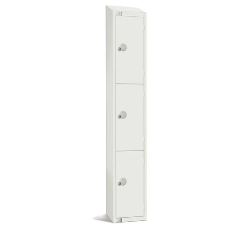 GR304-PS Elite Three Door Padlock Locker with Sloping Top - JD Catering Equipment Solutions Ltd