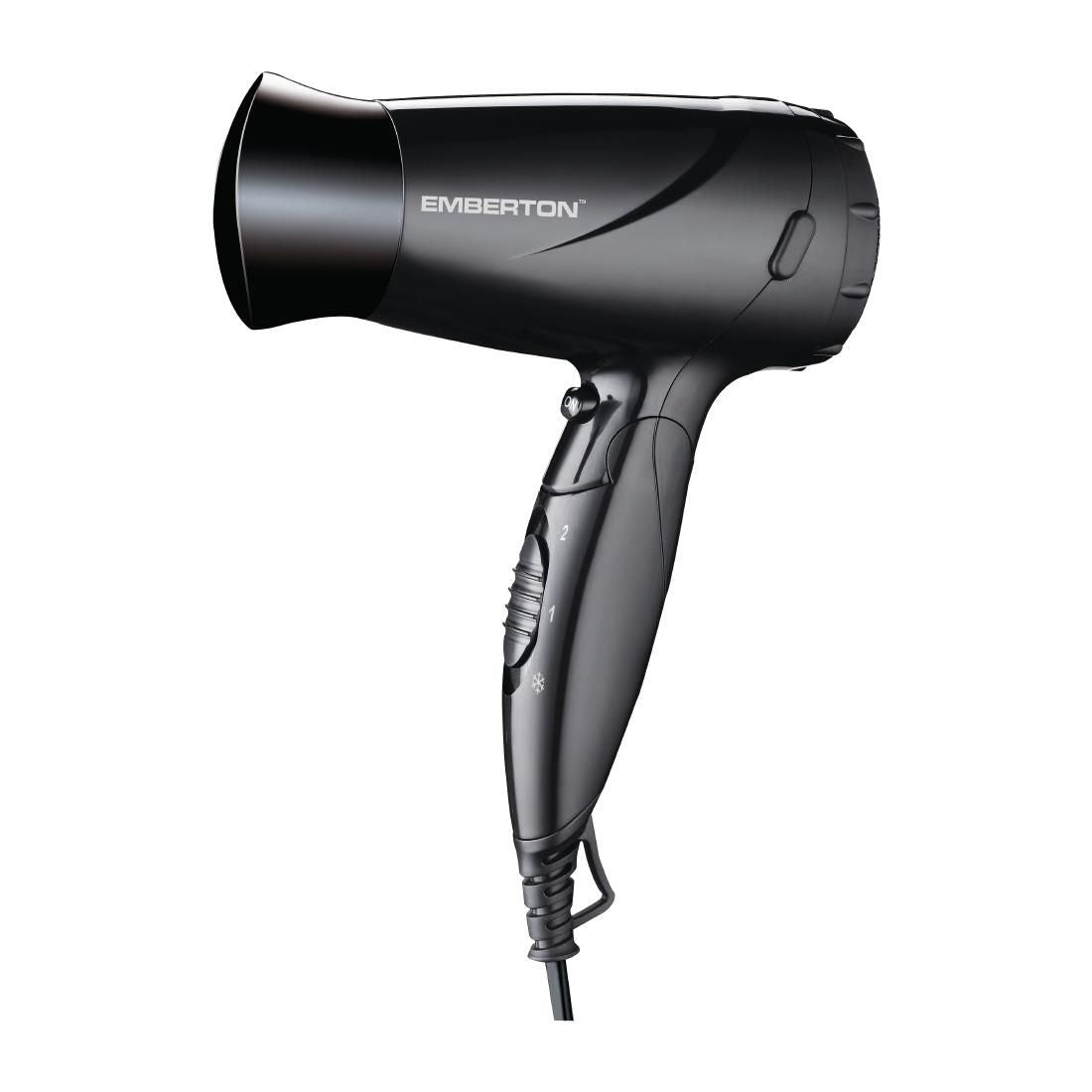 Emberton B1600w Folding Hairdryer JD Catering Equipment Solutions Ltd