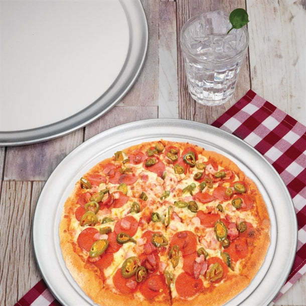 F009 Vogue Aluminium Pizza Tray 14in JD Catering Equipment Solutions Ltd