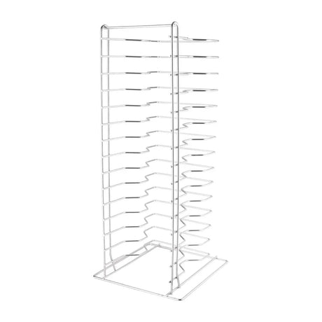 F027 Vogue Pizza Pan Stacking Rack 15 Slot JD Catering Equipment Solutions Ltd
