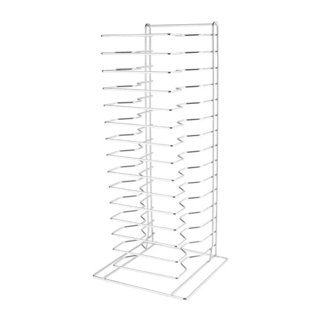 F027 Vogue Pizza Pan Stacking Rack 15 Slot JD Catering Equipment Solutions Ltd