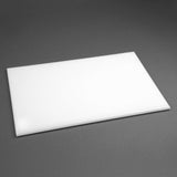 F157 Hygiplas Anti Microbial High Density White Chopping Board JD Catering Equipment Solutions Ltd