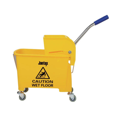 F951 Jantex Kentucky Mop Bucket and Wringer 20Ltr Yellow JD Catering Equipment Solutions Ltd