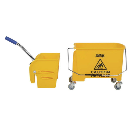 F951 Jantex Kentucky Mop Bucket and Wringer 20Ltr Yellow JD Catering Equipment Solutions Ltd