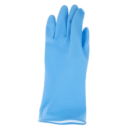 F953-M Jantex Household Glove Blue Medium JD Catering Equipment Solutions Ltd