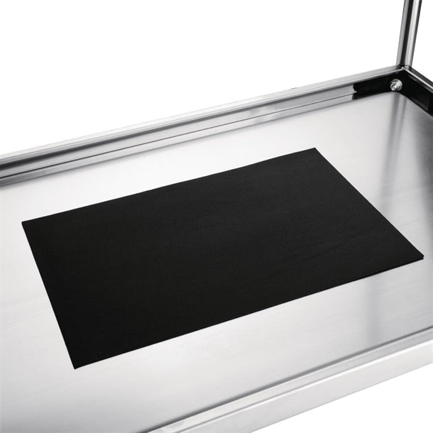 F997 Vogue Stainless Steel 2 Tier Clearing Trolley Medium JD Catering Equipment Solutions Ltd