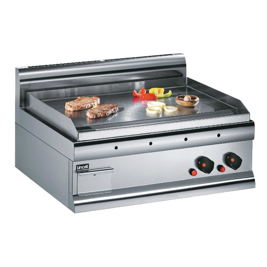 F999 Lincat Silverlink 600 Machined Steel Dual Zone Natural/LPG Griddle GS7 JD Catering Equipment Solutions Ltd