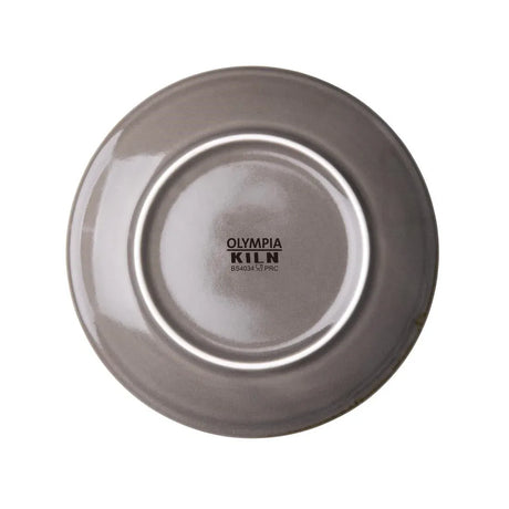 FA027 Olympia Kiln Smoke Round Coupe Plates 178mm (Pack of 6) - JD Catering Equipment Solutions Ltd