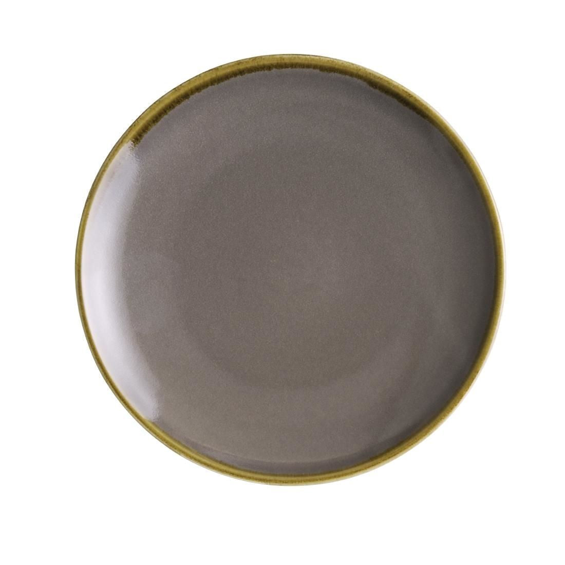 FA027 Olympia Kiln Smoke Round Coupe Plates 178mm (Pack of 6) JD Catering Equipment Solutions Ltd