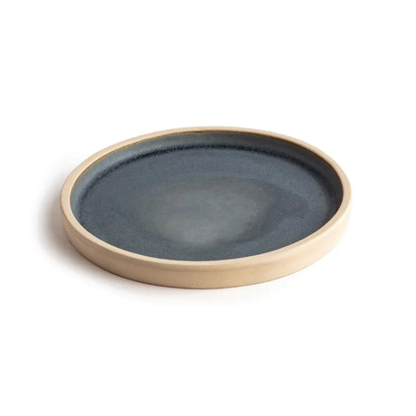 FA300 Olympia Canvas Flat Round Plate Blue Granite 180mm (Pack of 6) - JD Catering Equipment Solutions Ltd
