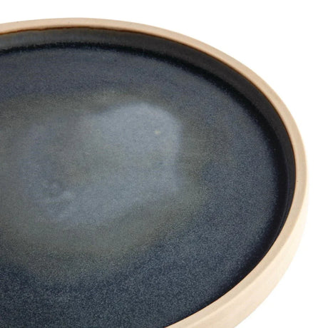 FA301 Olympia Canvas Flat Round Plate Blue Granite 250mm (Pack of 6) - JD Catering Equipment Solutions Ltd