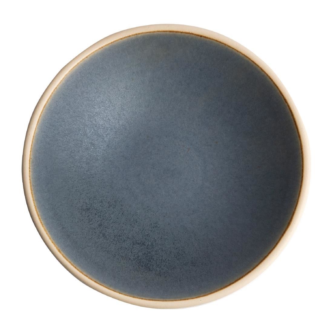 FA305 Olympia Canvas Shallow Tapered Bowl Blue Granite 200mm (Pack of 6) JD Catering Equipment Solutions Ltd