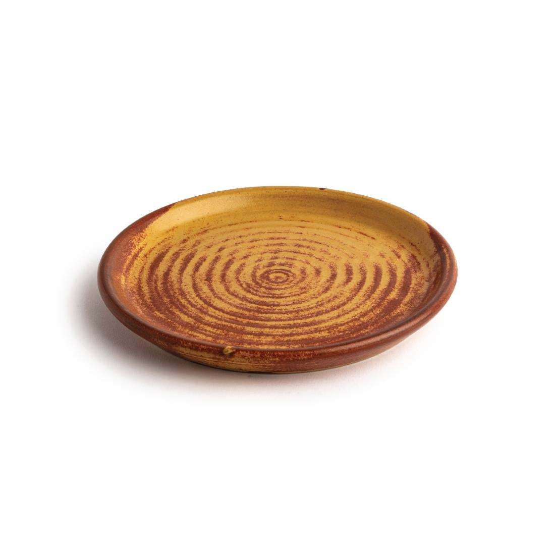 FA309 Olympia Canvas Small Rim Round Plate Sienna Rust 180mm (Pack of 6) JD Catering Equipment Solutions Ltd