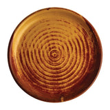 FA309 Olympia Canvas Small Rim Round Plate Sienna Rust 180mm (Pack of 6) JD Catering Equipment Solutions Ltd