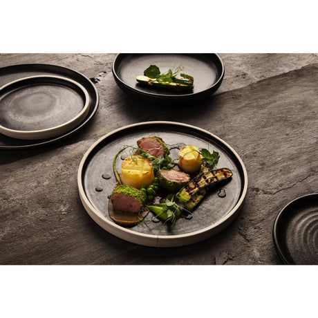 FA320 Olympia Canvas Coupe Bowl Delhi Black 230mm (Pack of 6) - JD Catering Equipment Solutions Ltd