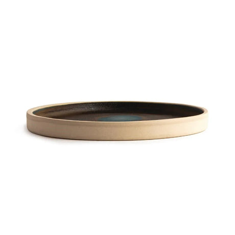 FA321 Olympia Canvas Flat Round Plate Green Verdigris 180mm (Pack of 6) - JD Catering Equipment Solutions Ltd