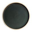 FA322 Olympia Canvas Flat Round Plate Green Verdigris 250mm (Pack of 6) JD Catering Equipment Solutions Ltd