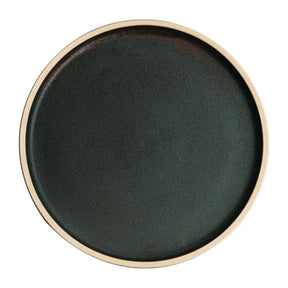 FA322 Olympia Canvas Flat Round Plate Green Verdigris 250mm (Pack of 6) - JD Catering Equipment Solutions Ltd