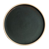 FA322 Olympia Canvas Flat Round Plate Green Verdigris 250mm (Pack of 6) JD Catering Equipment Solutions Ltd