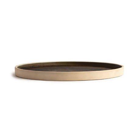 FA322 Olympia Canvas Flat Round Plate Green Verdigris 250mm (Pack of 6) - JD Catering Equipment Solutions Ltd