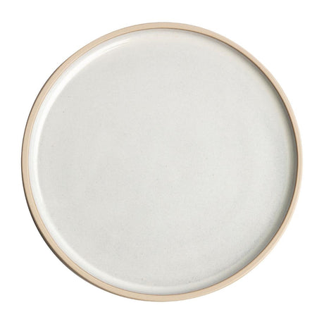 FA328 Olympia Canvas Flat Round Plate Murano White 180mm (Pack of 6) JD Catering Equipment Solutions Ltd