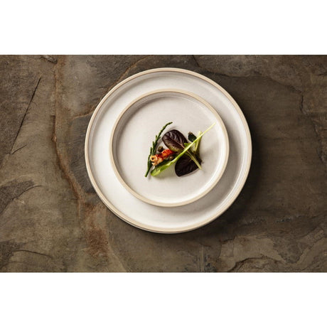 FA329 Olympia Canvas Flat Round Plate Murano White 250mm (Pack of 6) JD Catering Equipment Solutions Ltd