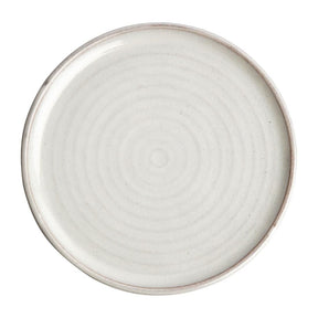 FA331 Olympia Canvas Small Rim Round Plate Murano White 265mm (Pack of 6) JD Catering Equipment Solutions Ltd