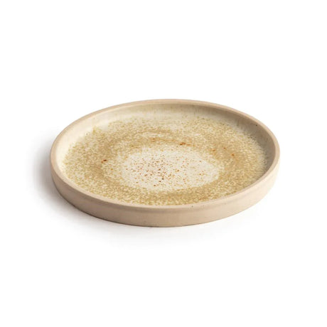 FA335 Olympia Canvas Flat Round Plate Wheat 180mm (Pack of 6) - JD Catering Equipment Solutions Ltd