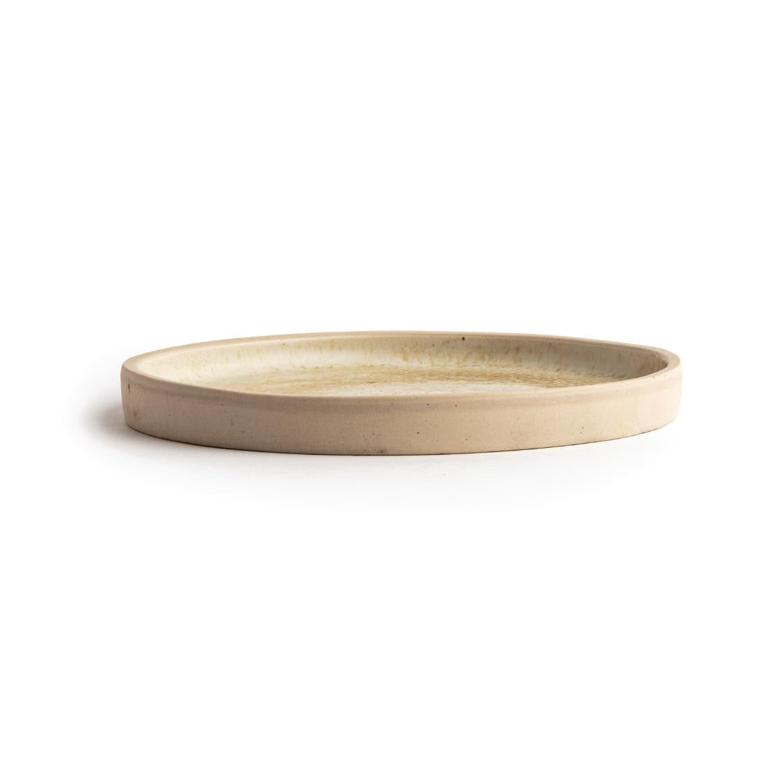 FA335 Olympia Canvas Flat Round Plate Wheat 180mm (Pack of 6) JD Catering Equipment Solutions Ltd