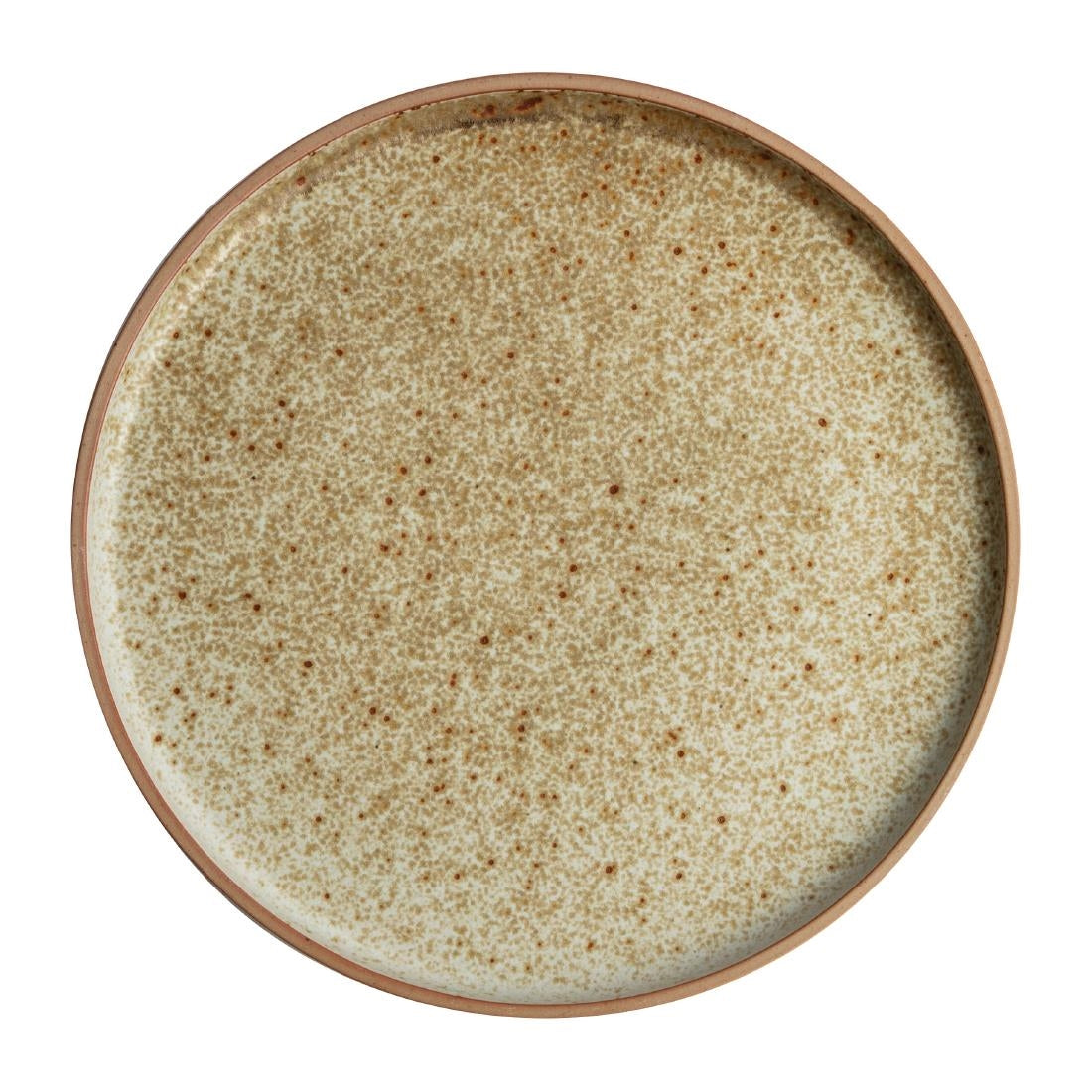 FA336 Olympia Canvas Flat Round Plate Wheat 250mm (Pack of 6) JD Catering Equipment Solutions Ltd