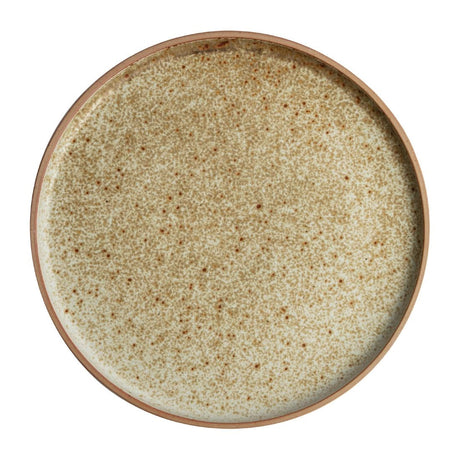 FA336 Olympia Canvas Flat Round Plate Wheat 250mm (Pack of 6) JD Catering Equipment Solutions Ltd