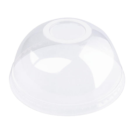 FA345 Fiesta Green Compostable PLA Cold Cup Domed Lids 12oz / 16oz / 20oz (Pack of 1000) JD Catering Equipment Solutions Ltd