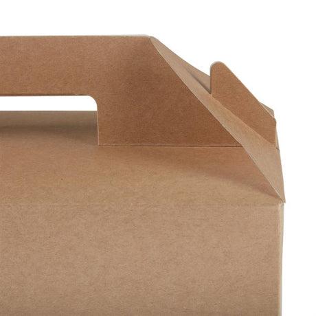 FA362 Colpac Recyclable Kraft Gable Boxes Large (Pack of 125) JD Catering Equipment Solutions Ltd