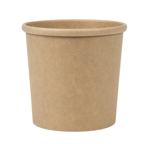 FA369 Colpac Recyclable Kraft Microwavable Soup Cups 350ml / 12oz (Pack of 500) JD Catering Equipment Solutions Ltd