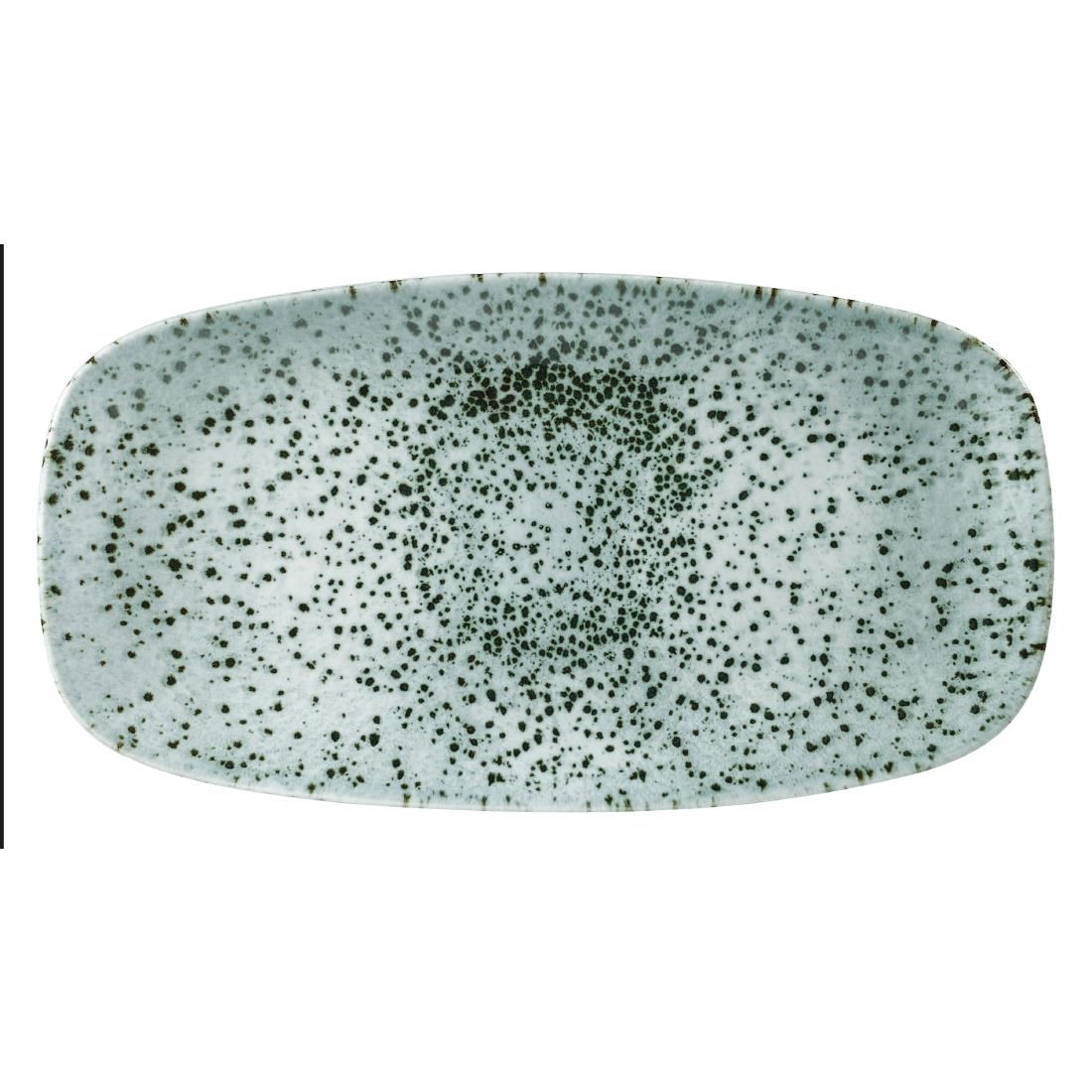 FA509 Churchill Mineral Oblong Chef Plates Green 189 x 355mm (Pack of 6) JD Catering Equipment Solutions Ltd