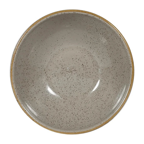 FA582 Churchill Stonecast Shallow Bowls Grey 9oz 130mm (Pack of 12) - JD Catering Equipment Solutions Ltd