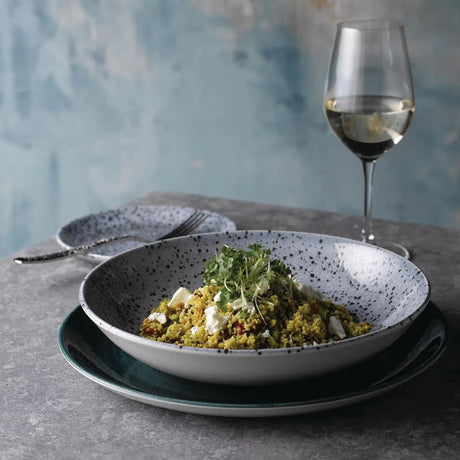 FA592 Churchill Stonecast Patina Coupe Bowls Rustic Teal 40oz 248mm (Pack of 12) - JD Catering Equipment Solutions Ltd