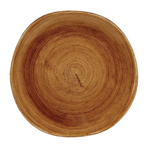 FA602 Churchill Stonecast Patina Organic Round Plates Vintage Copper 264mm (Pack of 12) - JD Catering Equipment Solutions Ltd