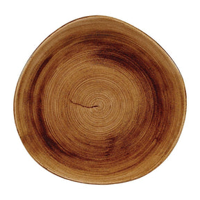 FA603 Churchill Stonecast Patina Organic Round Plates Vintage Copper 286mm (Pack of 12) - JD Catering Equipment Solutions Ltd