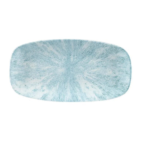 FA628 Churchill Stone Oblong Chef Plates Aquamarine 153 x 298mm (Pack of 12) - JD Catering Equipment Solutions Ltd