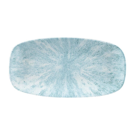 FA628 Churchill Stone Oblong Chef Plates Aquamarine 153 x 298mm (Pack of 12) JD Catering Equipment Solutions Ltd