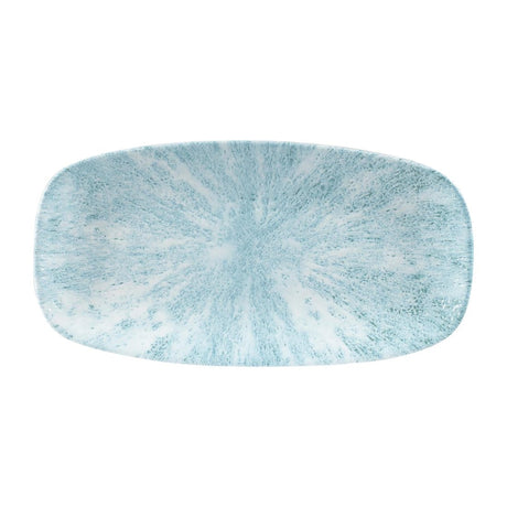 FA628 Churchill Stone Oblong Chef Plates Aquamarine 153 x 298mm (Pack of 12) JD Catering Equipment Solutions Ltd