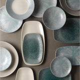 FA629 Churchill Stone Oblong Chef Plates Aquamarine 189 x 355mm (Pack of 6) JD Catering Equipment Solutions Ltd