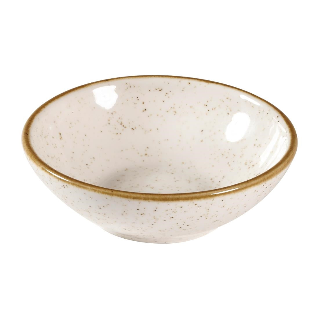 FA640 Churchill Stonecast Shallow Bowls Barley White 7oz 116mm (Pack of 12) JD Catering Equipment Solutions Ltd