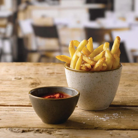 FA642 Churchill Stonecast Chip Mugs Barley White 11oz 100mm (Pack of 12) - JD Catering Equipment Solutions Ltd