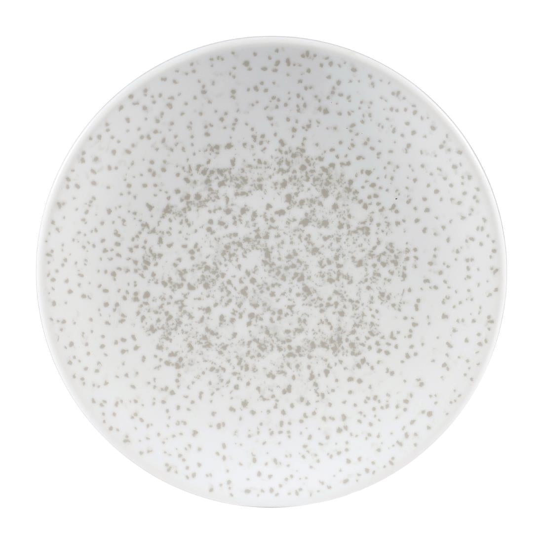 FA650 Churchill Menu Shades Caldera Coupe Plates Chalk White 155mm (Pack of 6) JD Catering Equipment Solutions Ltd