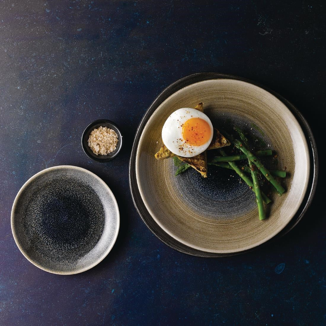 FA660 Churchill Stonecast Aqueous Coupe Plates Bayou Taupe 217mm (Pack of 12) JD Catering Equipment Solutions Ltd