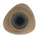 FA665 Churchill Stonecast Aqueous Triangular Plates Bayou Taupe 311mm (Pack of 6) JD Catering Equipment Solutions Ltd