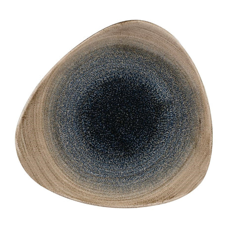 FA666 Churchill Stonecast Aqueous Triangular Plates Bayou Taupe 192mm (Pack of 12) JD Catering Equipment Solutions Ltd